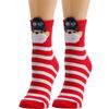 Cute Cartoon Mid-calf Cotton Socks With Christmas Elk And Socks Patterns