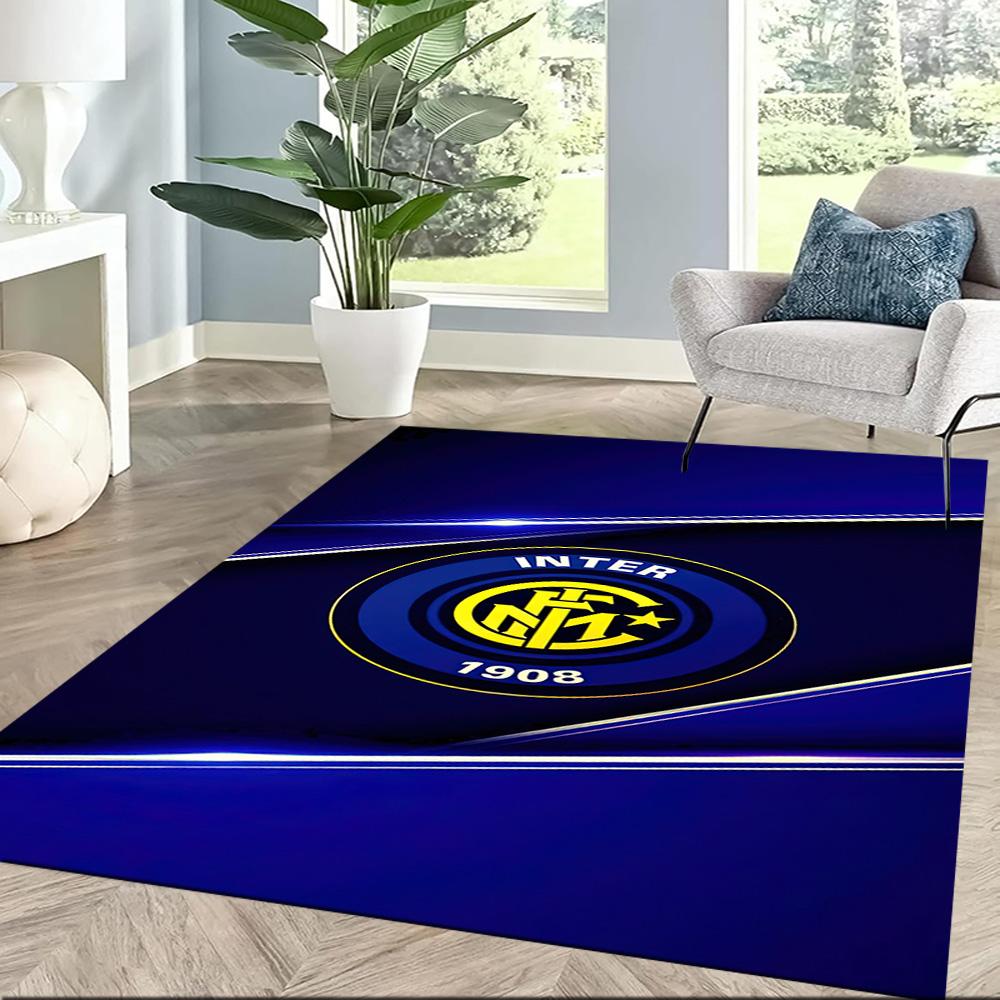 Inter Milan Area Rug Perfect For Study Room Living Rooms Game Room Foyer Antislip Rug Decorate Offices Luxury Gift For Birthday Christmas Wedding