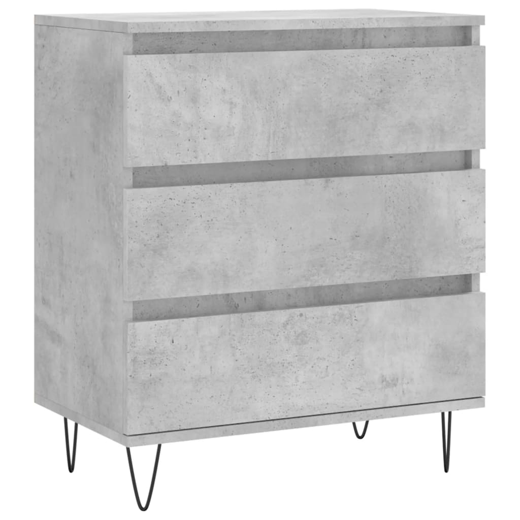 Sideboard Concrete Grey 60x35x70 cm Particleboard