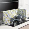 1pc Kitchen Cooker Shield Splash Guard Cooking Frying Oil Splash Screen Cover Aluminium Foil Plate Gas Stove Splash Proof Baffle