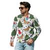 Men's Casual Loose Fit V-Neck Top