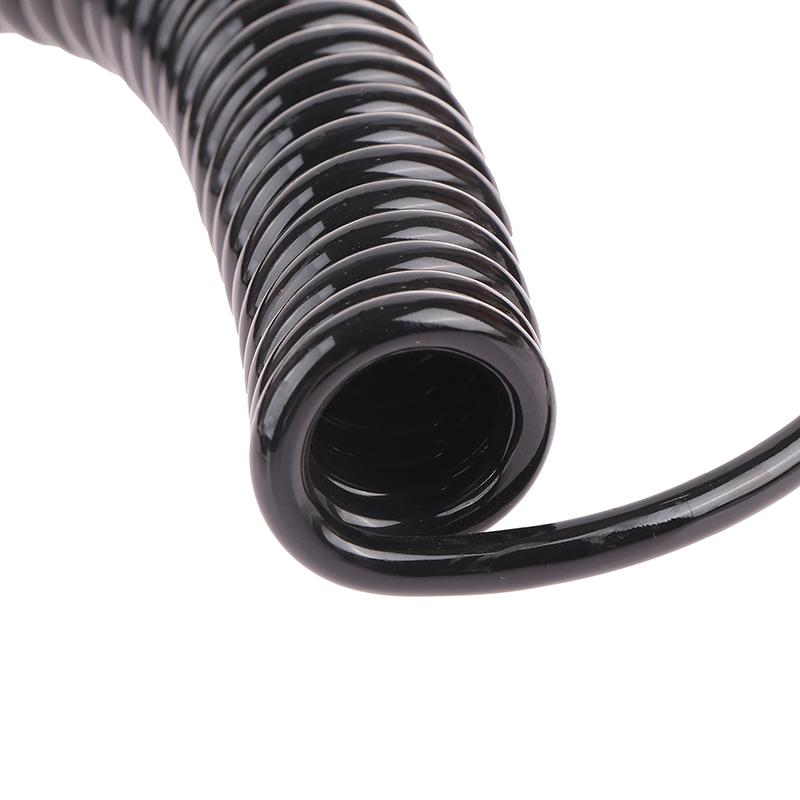 7-Wege-Anhängerkabel, elektrisches Spiralkabel, Anhänger-Abreißkabel für Sattelschlepper