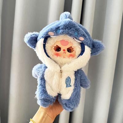 Poupée 10cm Robe de Poupée Nouveaux Vêtements de Bébé Vêtements de Poupée Multicolore Broderie Vêtements de Poupée BJD Maître Chien
