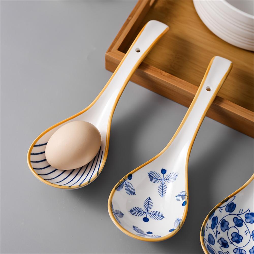 

Керамическая ложка Столовая посуда Нежная на ощупь Гладкая керамика Творческая ложка Ложка разных стилей Столовые приборы Современная креативная ложка