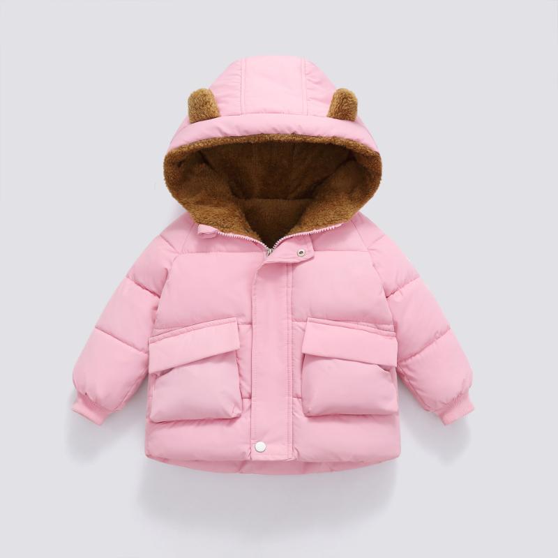 Children's Cotton Coats for Boys and Girls, Baby Cotton Coats, Children's Down Jackets, Plush and Thick Short
