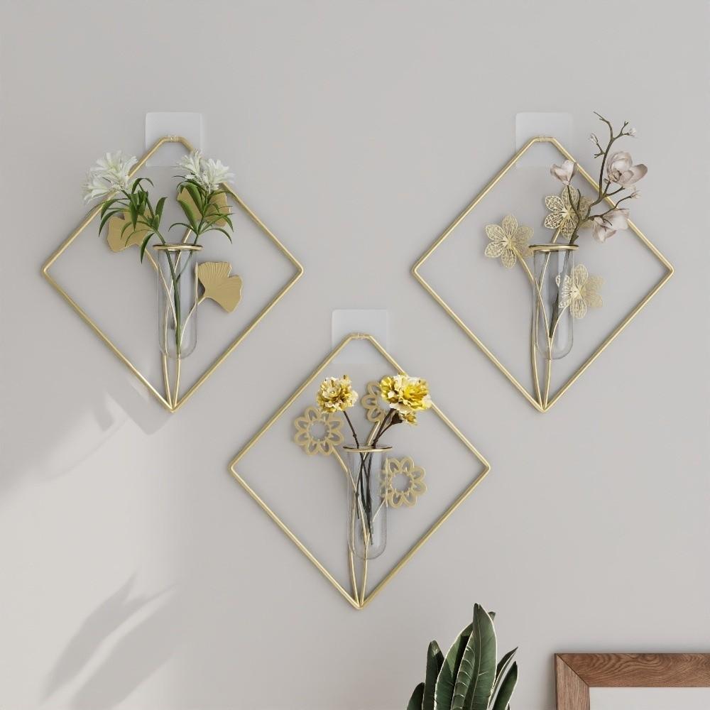 Vase Wall Mounted Planter Flower Pot Wall Hanging Planter Shelf Wall Decoration Home Decor