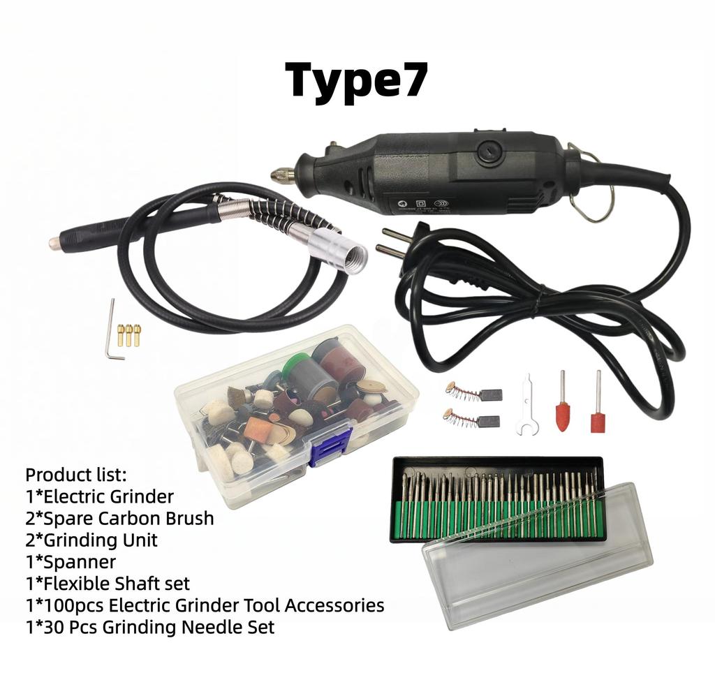 Electric Mini Grinder Set for Sanding,Polishing,Engraving,Cutting,Drilling Multi DIY Drill Rotary Grinder Set