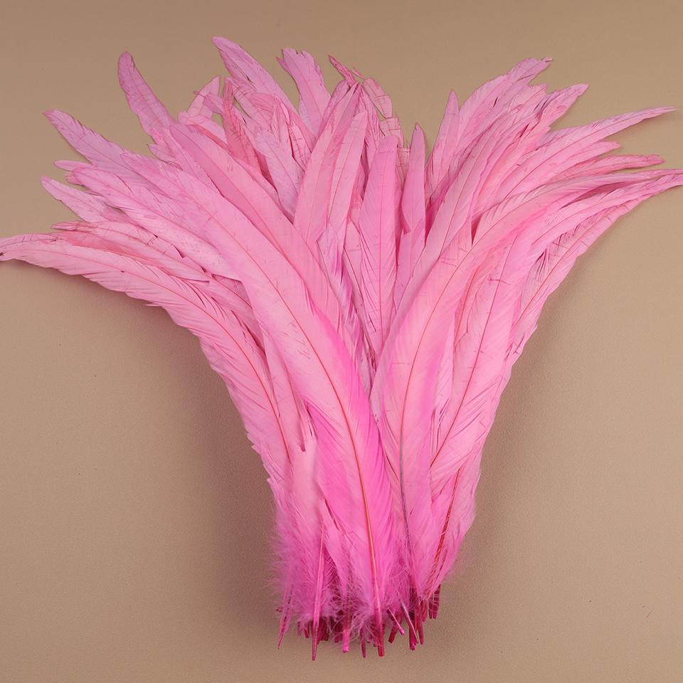 Rooster Feathers 35-40cm 40-45cm Handicraft Crafts DIY Natural Feather Handwork Party Plume Carnival Decoration