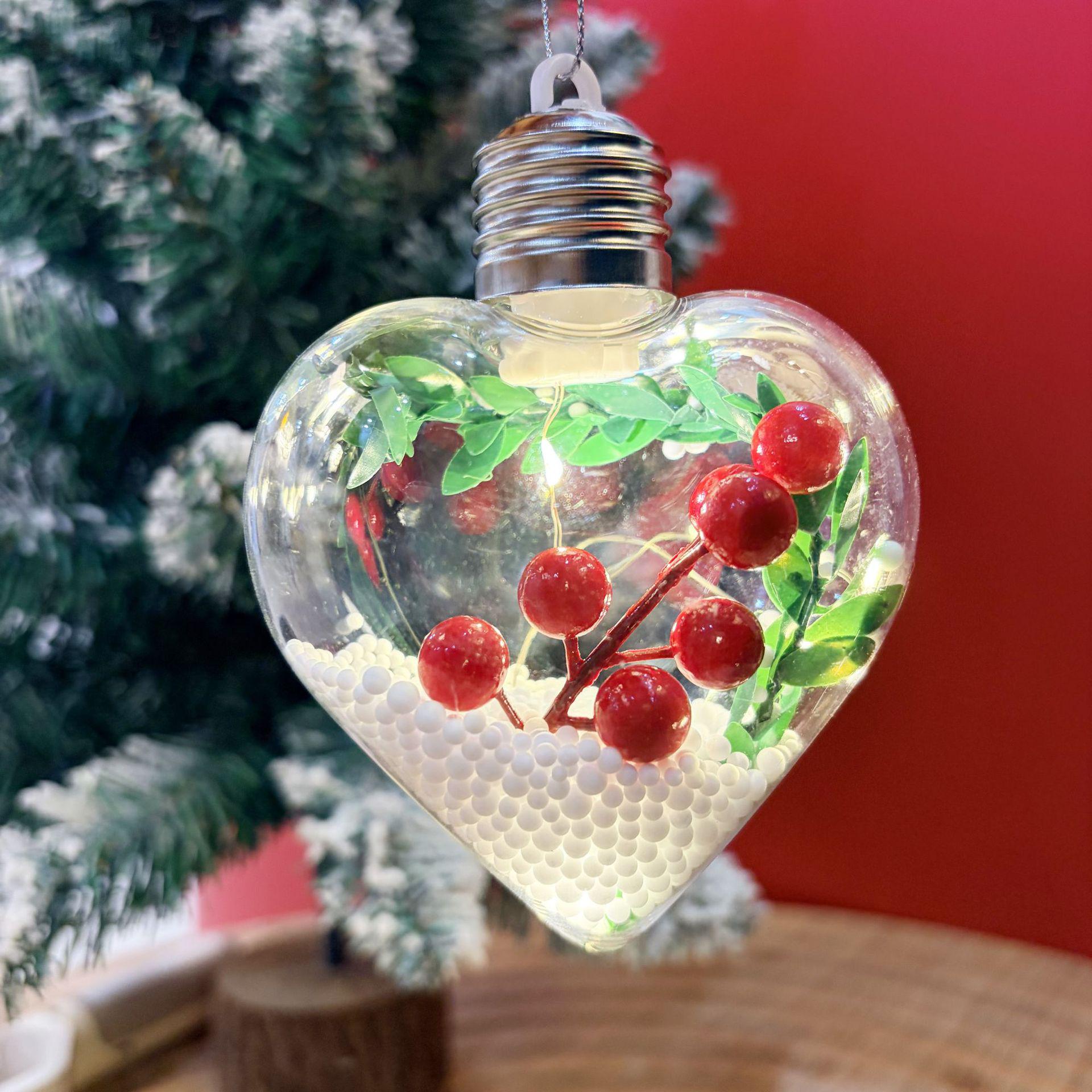 Светодиодное светящееся украшение в форме пятиугольной звезды для украшения елки