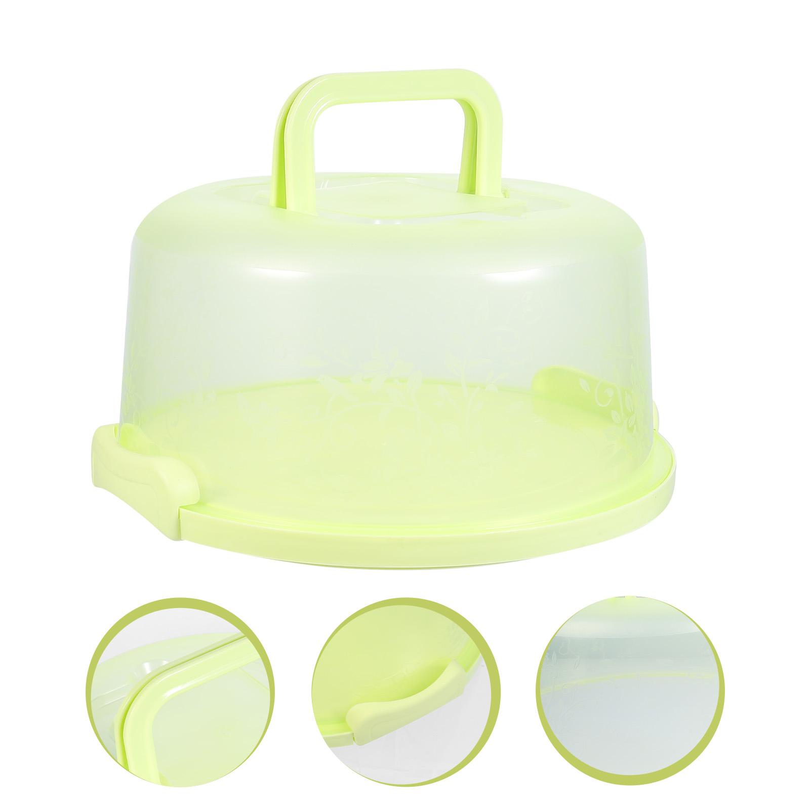 

Контейнер для торта, круглый держатель, прозрачные тарелки, защитный чехол, держатель для бумажных стаканчиков жёлтый