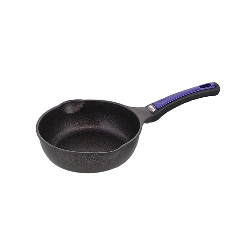 

Bestco Volante Neo Deep Frying Pan, 20cm, Induction and Gas Compatible, ND-5095, Purple, Diamond Coat