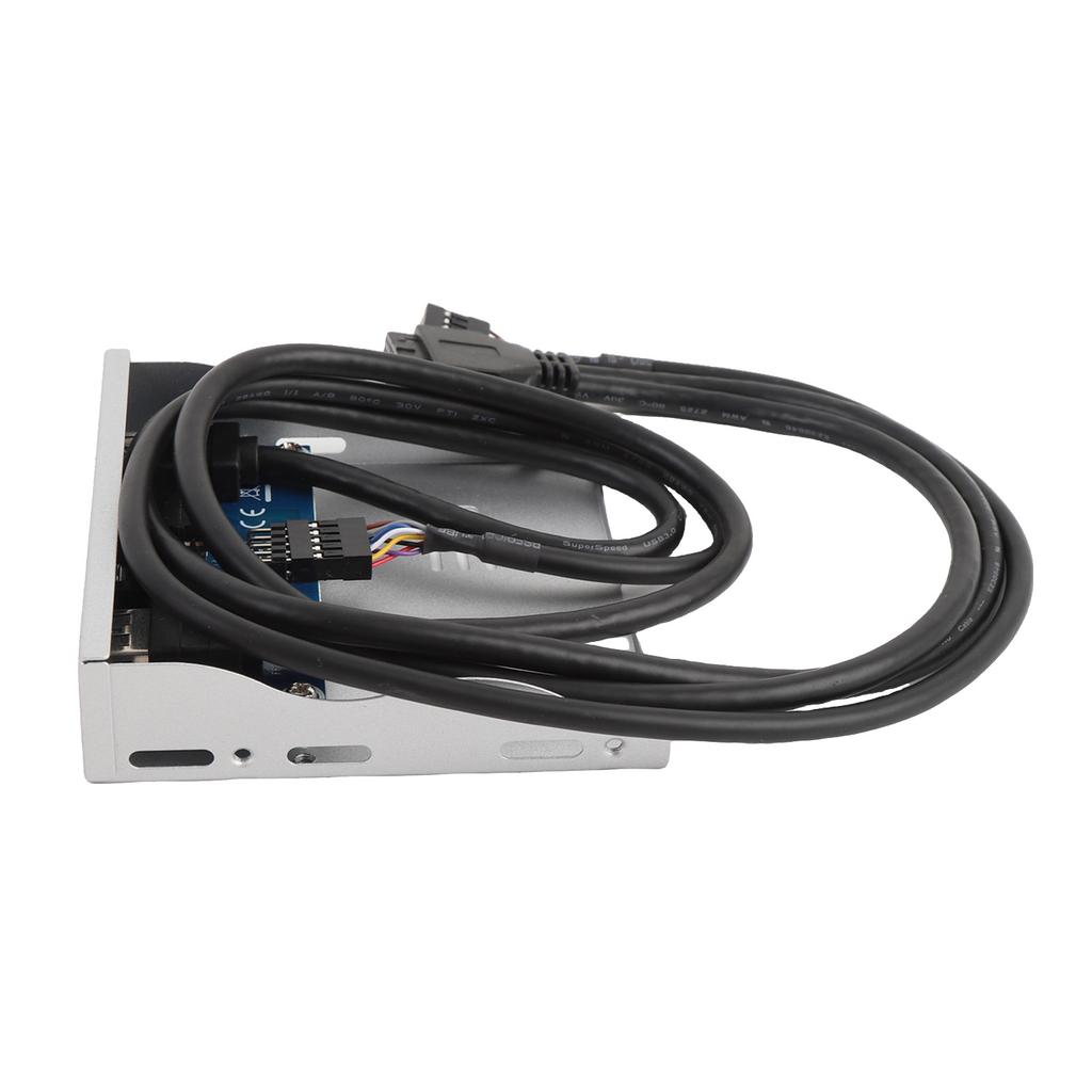 Floppy Drive Front Panel USB 3.0 Front Panel Hub 3.5 Inch 19 Pin To USB3.0 HD Sound Interface Panel for Computer Cases