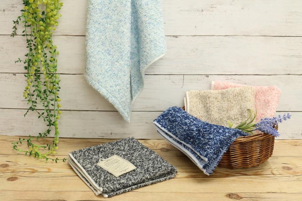 Heartwell Imabari Towel Wash Towel Powder Puff Gray 10810349