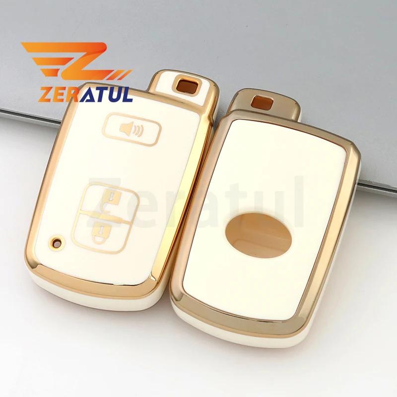 3 Tasten TPU Auto Schlüsselhülle Abdeckung Für Toyota Rav4 Highlander Avalon Sequoia Tundra Tacoma 4Runner Land Cruiser Prius Schale Fob
