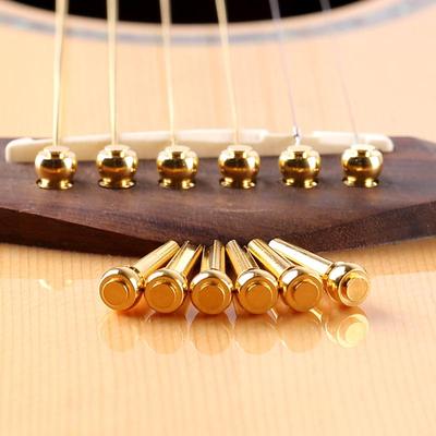 Perni per ponte per chitarra acustica in rame puro e fermacorde