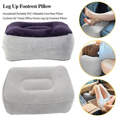 Soft Home Travel Leg Up Office Foot Relax Stool Cushion Footrest Pad Pillow