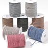Fashion DIY Crystal Rhinestone Cord 1 Yard 4mm Glass Diamond Rope Sparkling Party Costume Decoration DIY Sewing Trim