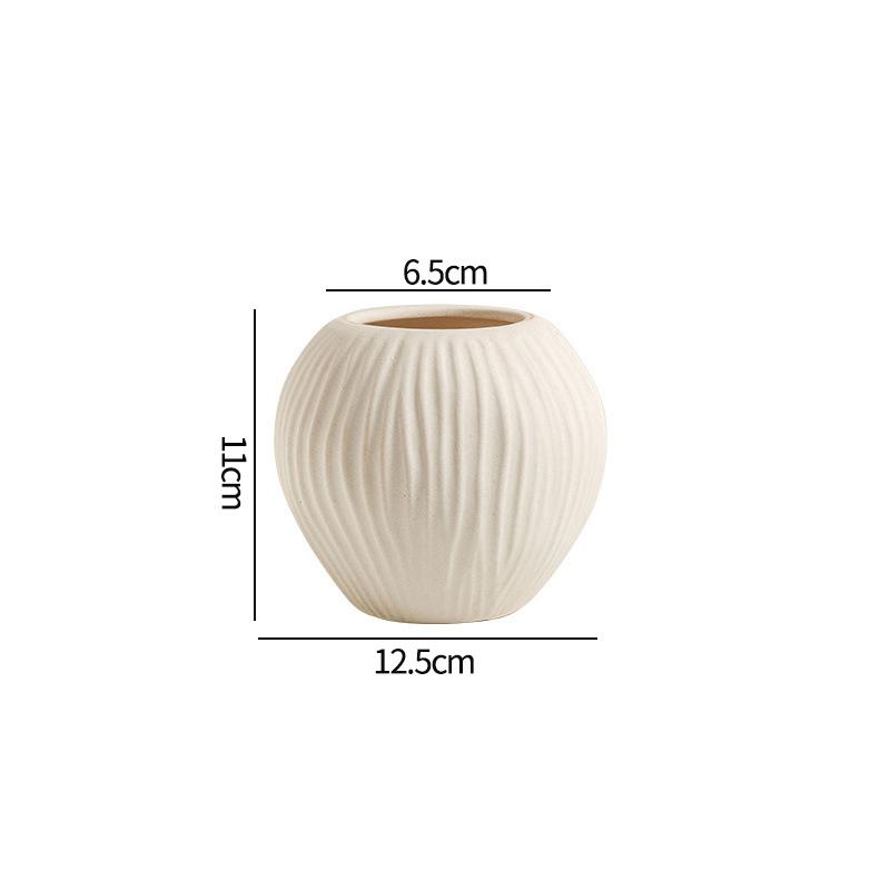 French Style Ceramic Vase White Flower Vase Modern Decorative Vases for Bouquet Farmhouse Living Room Wedding Table Centerpieces