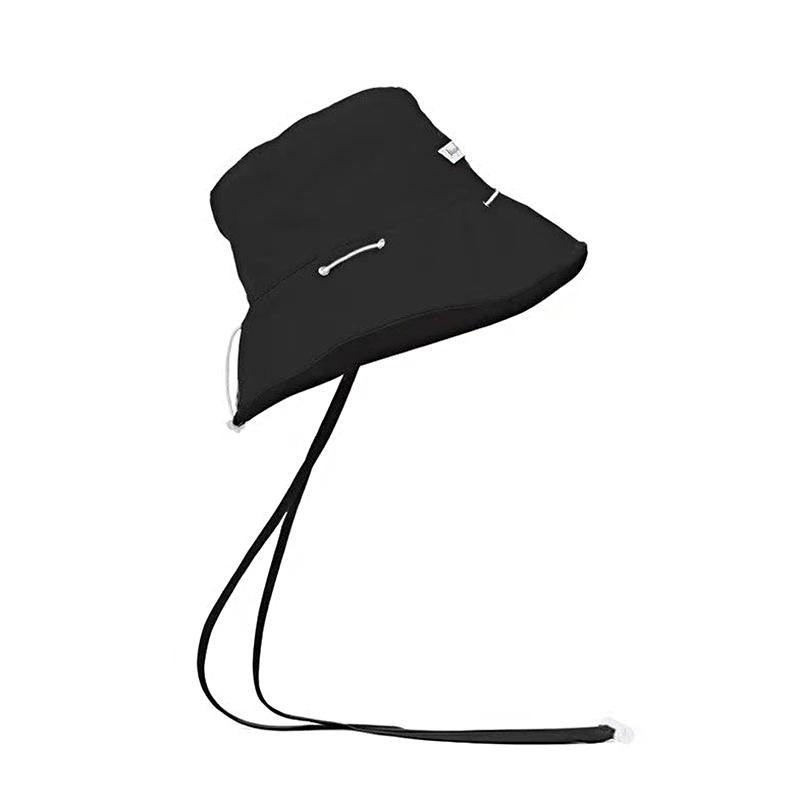 Women/Men Colorful Bucket Hat Hat With Tie Breathable Large Brim Adjustable Size Sun Hat Can Be Used As  Bag 54-58cm