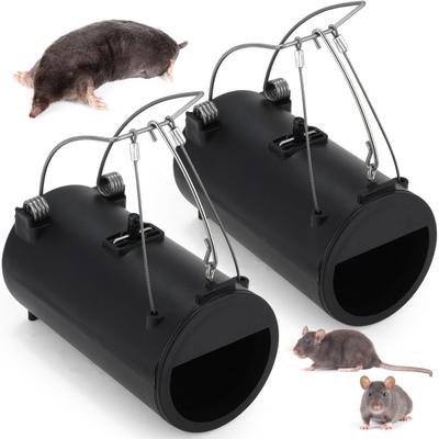 Gopherfalle Tunnel Maulwurffallen Außen Nagetier Ratte Köderbox Köderstation Wiederverwendbar für Außen Hof Garten Zubehör