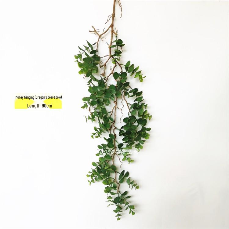 Artificial Spider Plant & Fern Hanging Decor - Trailing Green Vines for Wall & Ceiling