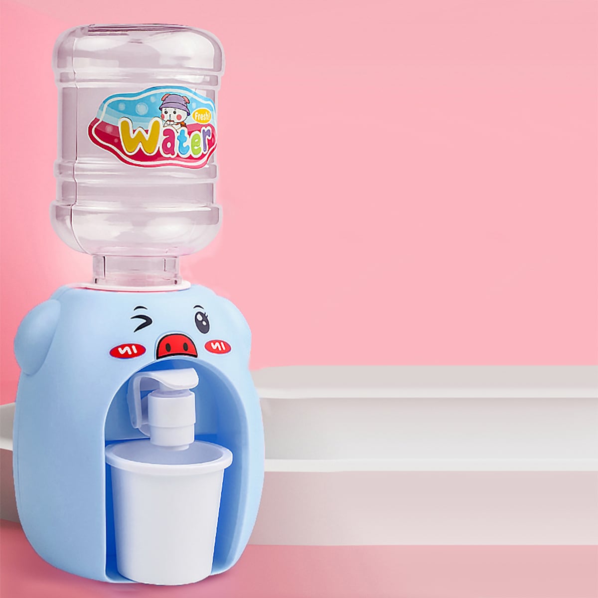 

1 шт., мини-игрушка-симулятор кухни, детская ролевая игра, мини-двухголовый диспенсер для воды, игровой домик