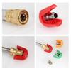 Car Wash Accessories High-Pressure Car Wash Nozzle Water Gun Nozzle Quick Joint Rotary Cleaning Machine Water Gun Head Parts
