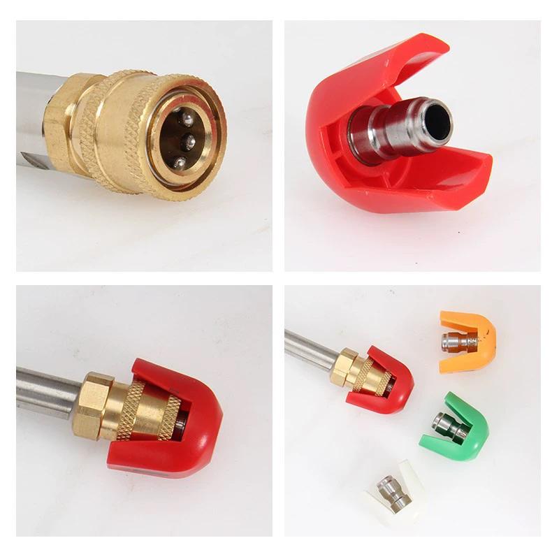Car Wash Accessories High-Pressure Car Wash Nozzle Water Gun Nozzle Quick Joint Rotary Cleaning Machine Water Gun Head Parts