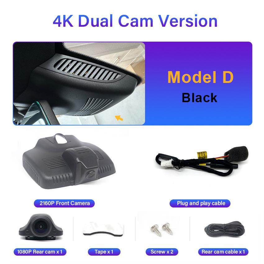 Model D Dash Cam 4K Car DVR For Mercedes-Benz C Class W205 W204 C300 C180 C200 C220 C250 C260 2015-2026 WiFi APP Connect Camera
