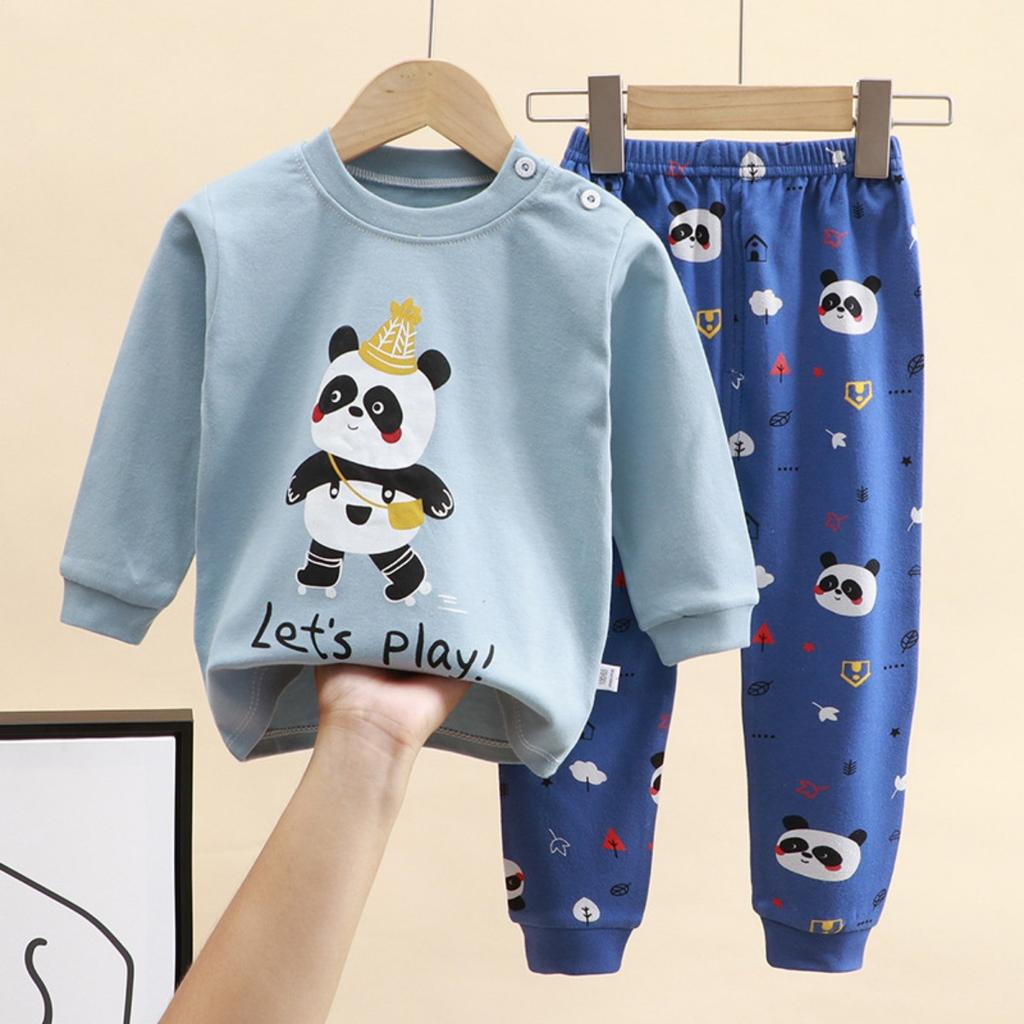 Children's Underwear Set Made of Pure Cotton for Boys' Autumn Wear, Women's Clothing for Autumn Wear, Autumn Pants for Home Wear, Children's Clothing