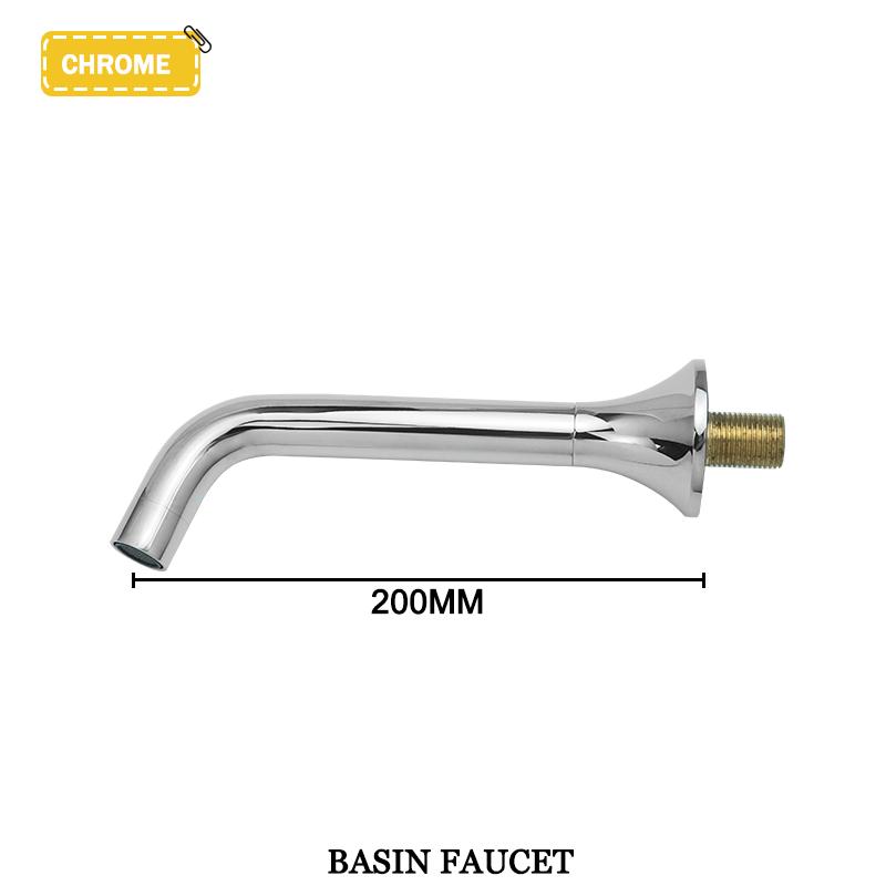 Brushed Gold Wall Mounted Brass Basin Faucet Single Handle Chrome Concealed Recessed Hot and Cold Countertop Basin Faucet