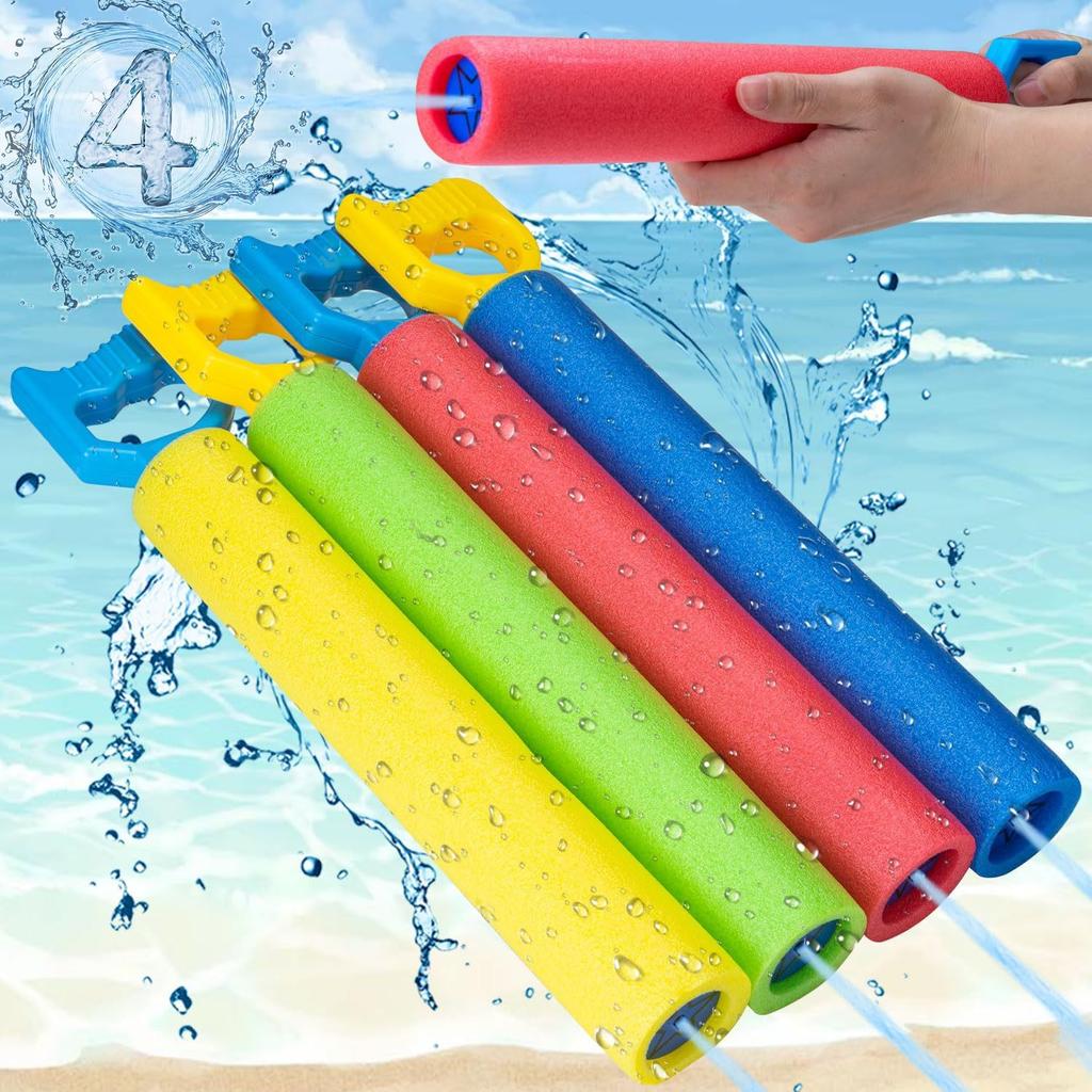 Summer Outdoor Water Guns For Kids - Super Soaker Blaster With 40 Ft Range, Water Toys For Pool Beach - Squirt Gun Fight Set