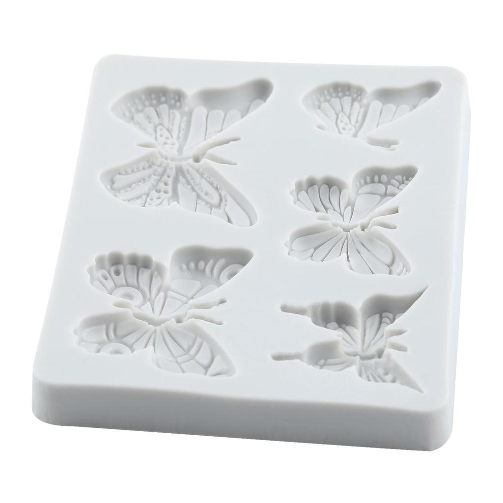 Butterfly Silicone Molds Butterfly Fondant Mold Cake Decorating Tools Cupcake Topper Chocolate Candy Craft Gum Paste Polymer Clay