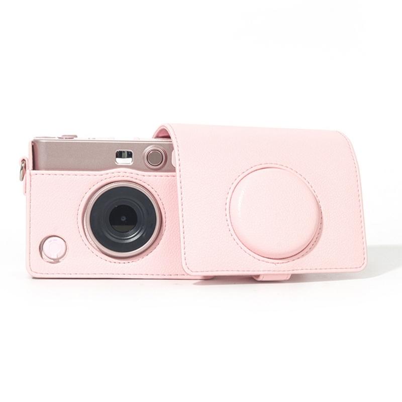 Retro Styl Lekka Torba na Aparat z Regulowanym Paskiem na Ramię Ochronna Wyściółka na Uchwyt do Kamer Mini EVO