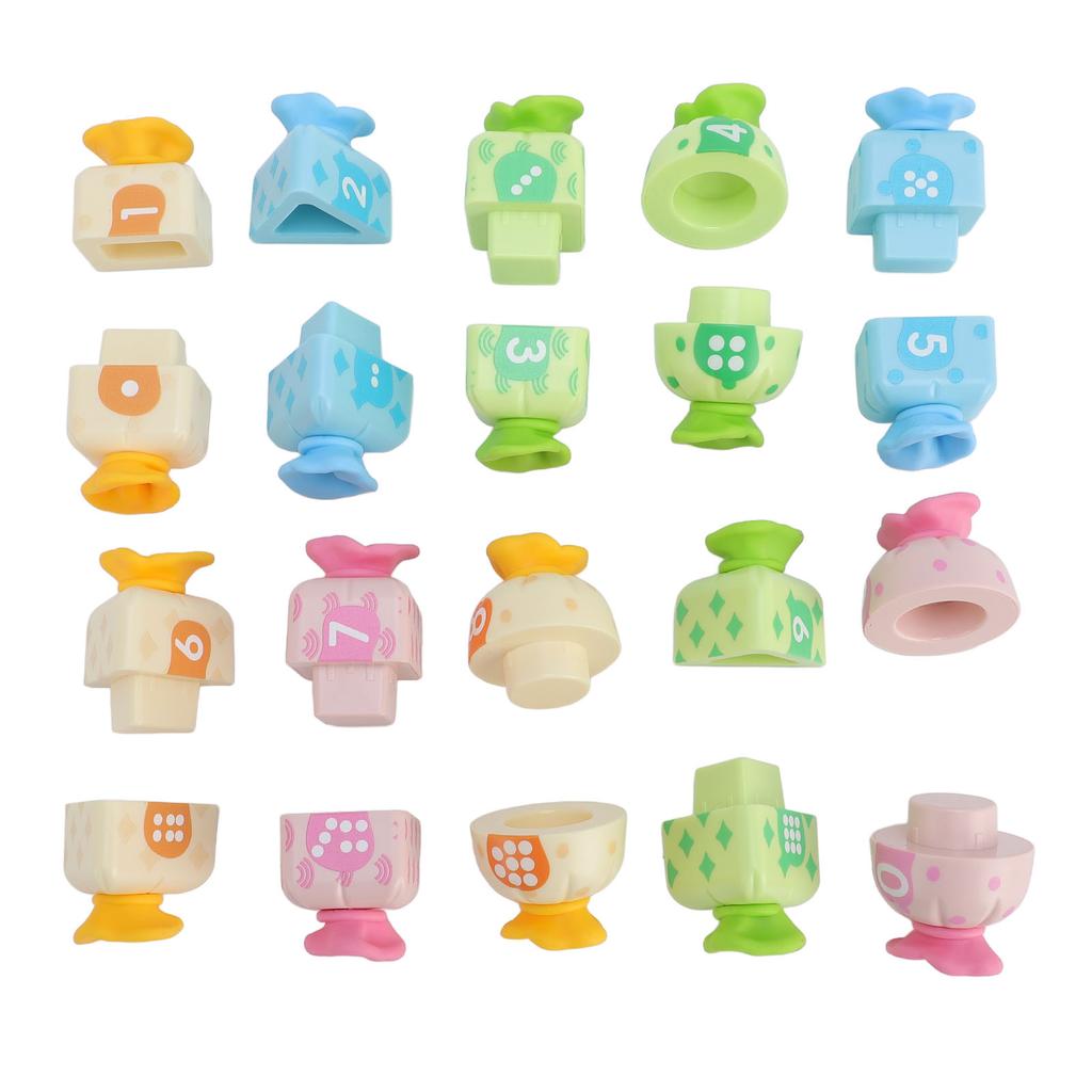 Number Matching Toy Color Shape Recognition Fine Motor Skill Educational Candy Shaped Number Countin