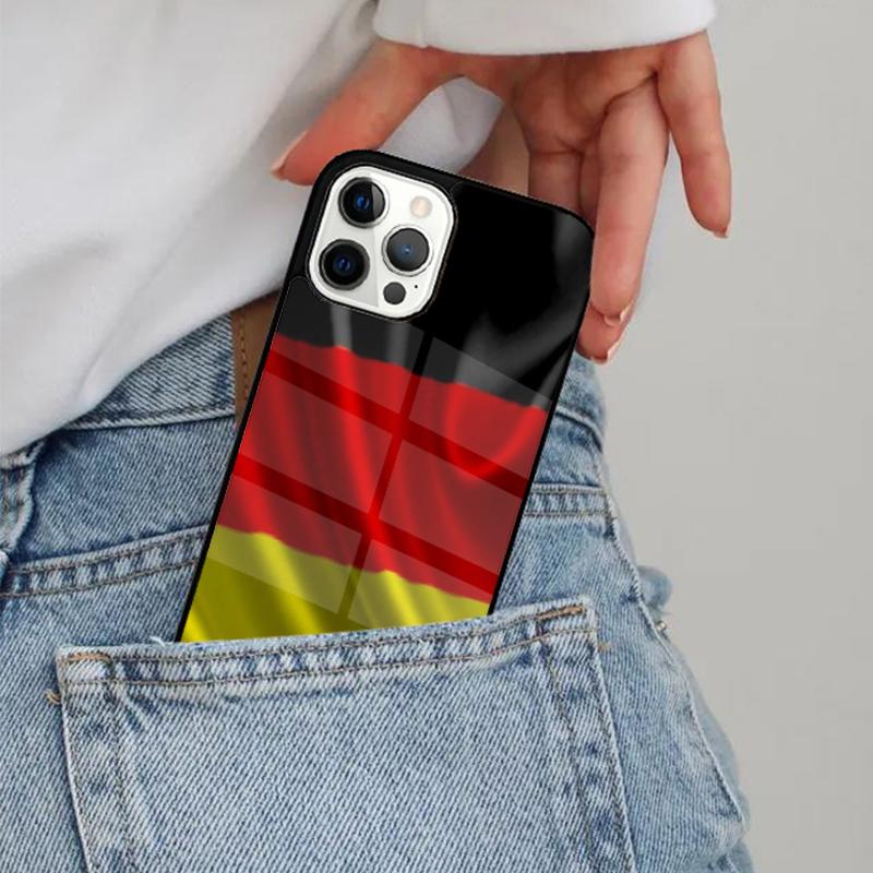 

Germany Flag National Emblem Phone Case Magesafe Magnetic Wireless Cover For iPhone 17 Air 16 16e 11 12 13 14 15 Pro Max Plus iPhone 12or12pro
