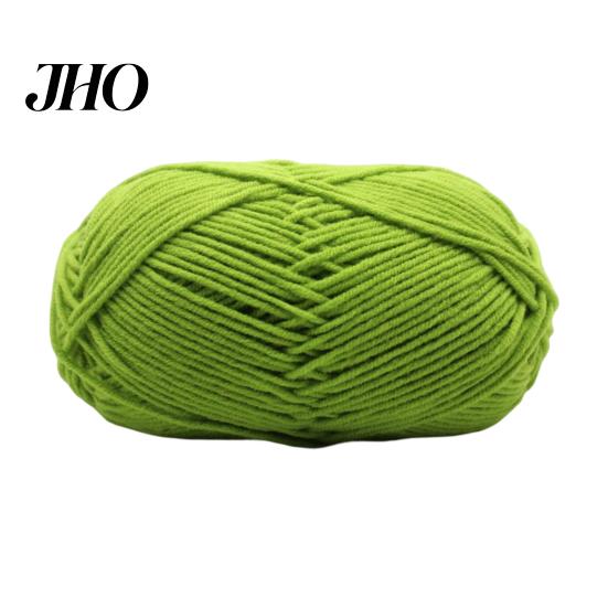 DIY Knitting Yarn Wool Line Professional Ultra Soft Needlework Milk Cotton Crochet Knitted 4Ply for Home