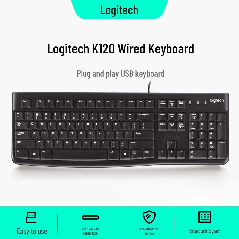 

Logitech K120 Wired Keyboard