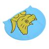 Cartoon Animal Kids Silicone Swimming Cap 3D Ear Protection Swim Cap for Short Long Hair Boys GirlsBlue Dinosaur