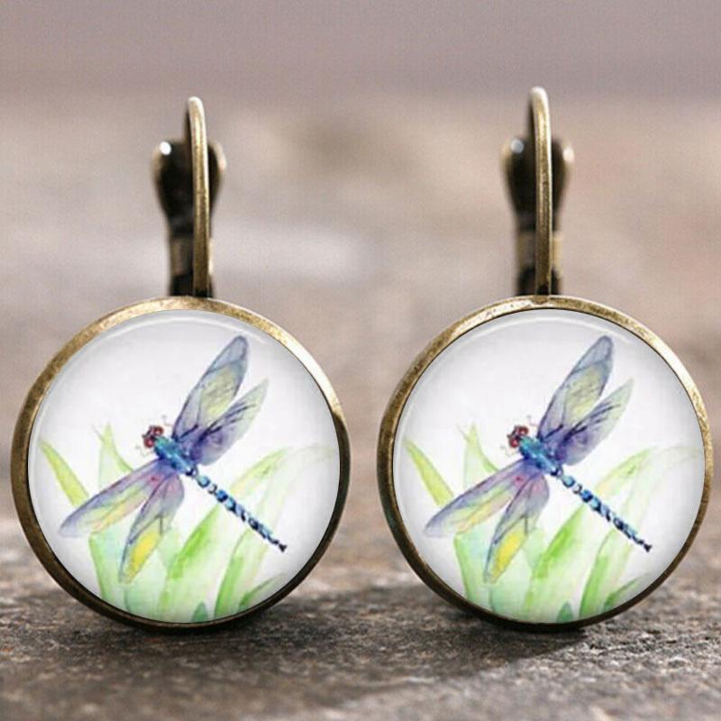 

Модні сережки Y2K Vintage Marigold Time Gem Flower Earring Пряжка