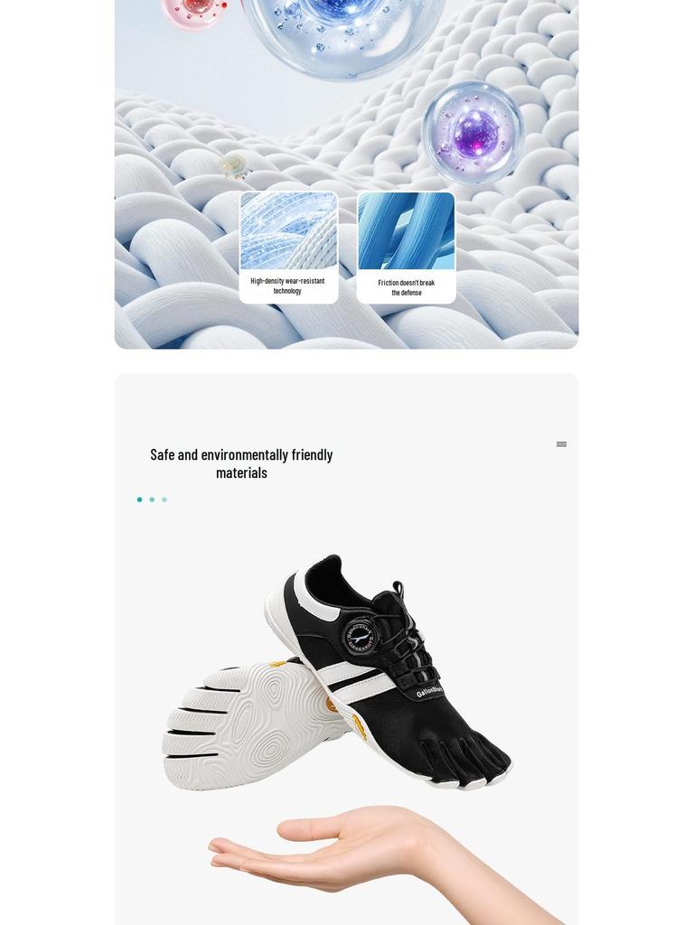 GallonShark Barefoot Five-Toe Yoga & Pilates Shoes for Indoor Fitness