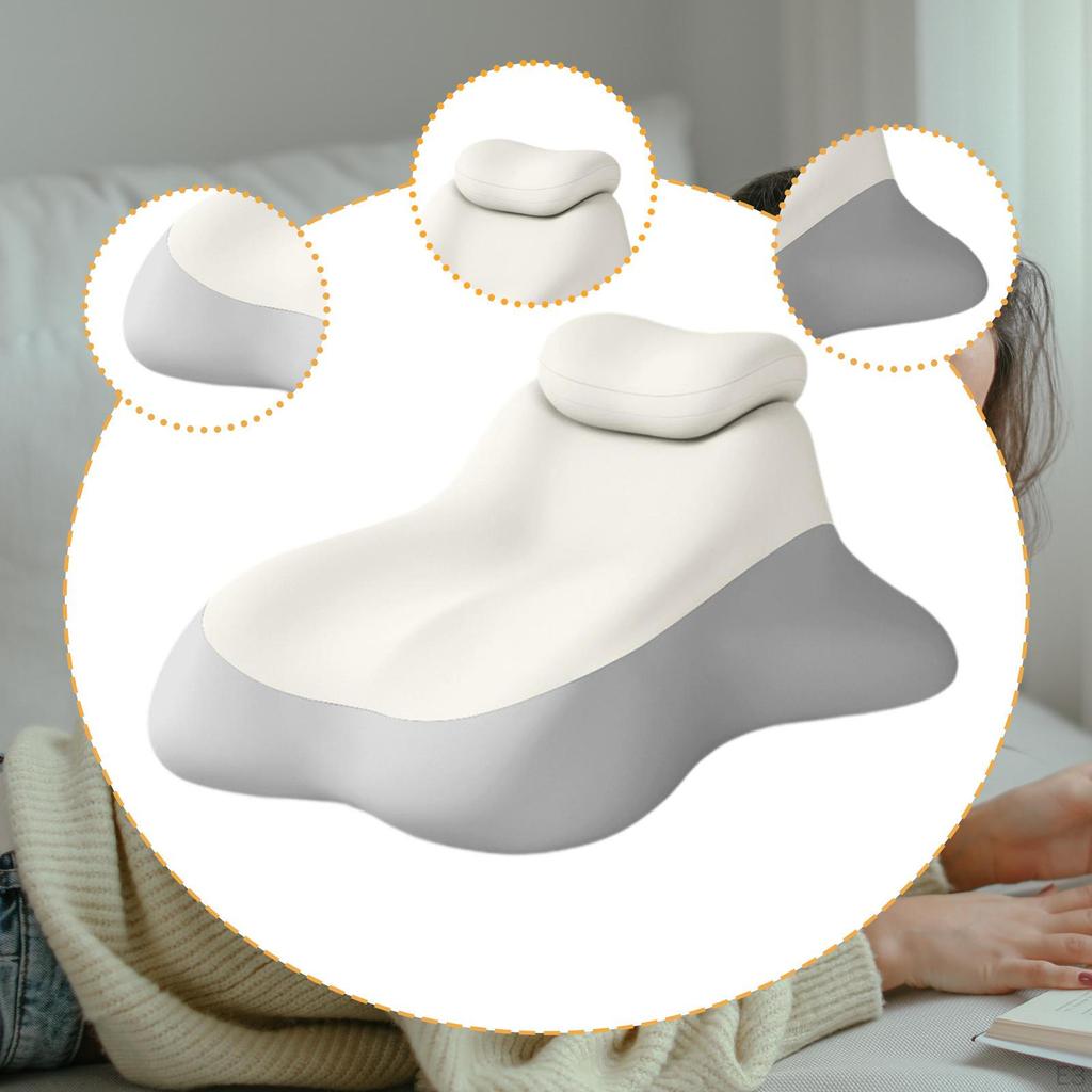 Bed Wedge Pillow Headboard Anti Slip Versatile Trendy Ergonomic Design Sleeping Lie Cushion for Dorm