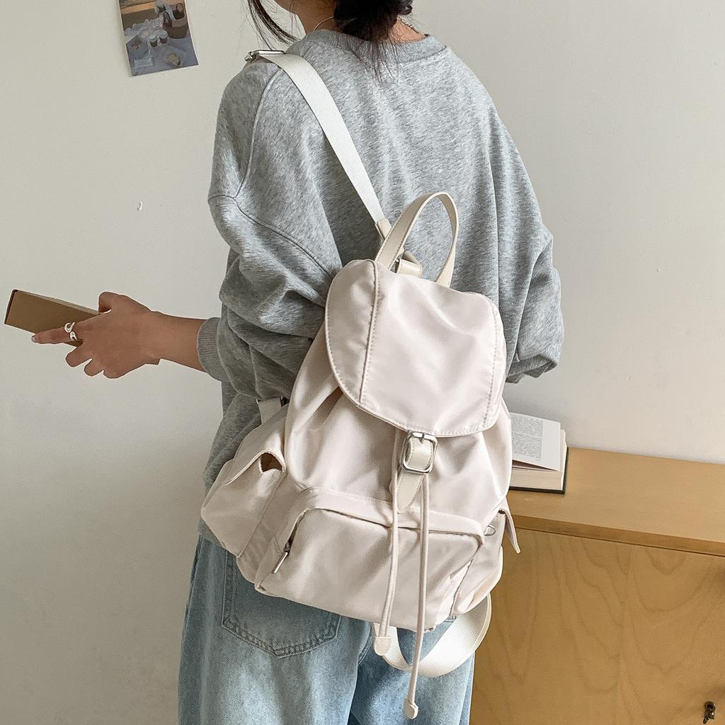 Lightweight Nylon Backpacks College Student Schoolbags Large Capacity Travel Commuter Backpack Female Mochilas