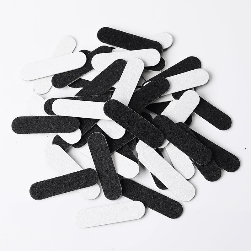 50pcs/pack Double Side Nail Files Mini Wood Sanding Buffer Block Set Professional Nail Art Tools