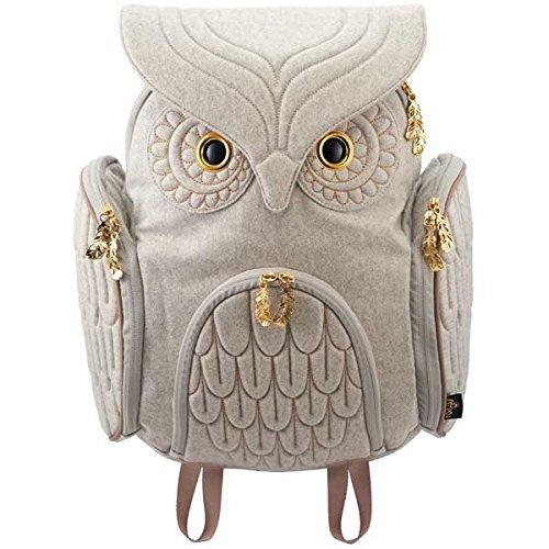 

[MORN CREATIONS] Owl Classic Backpack Flannel L Size WHT