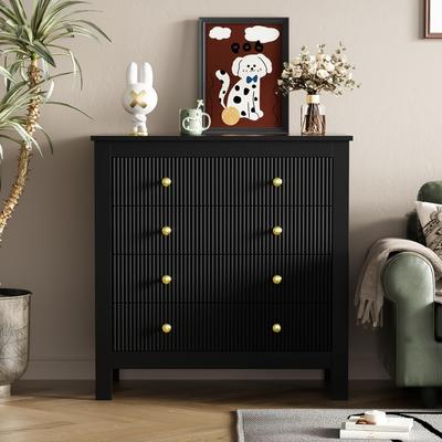 Chest of Drawers with 5 Drawers, Modern Sideboard with Storage Space, for Dining Room, Living Room & Bedroom
