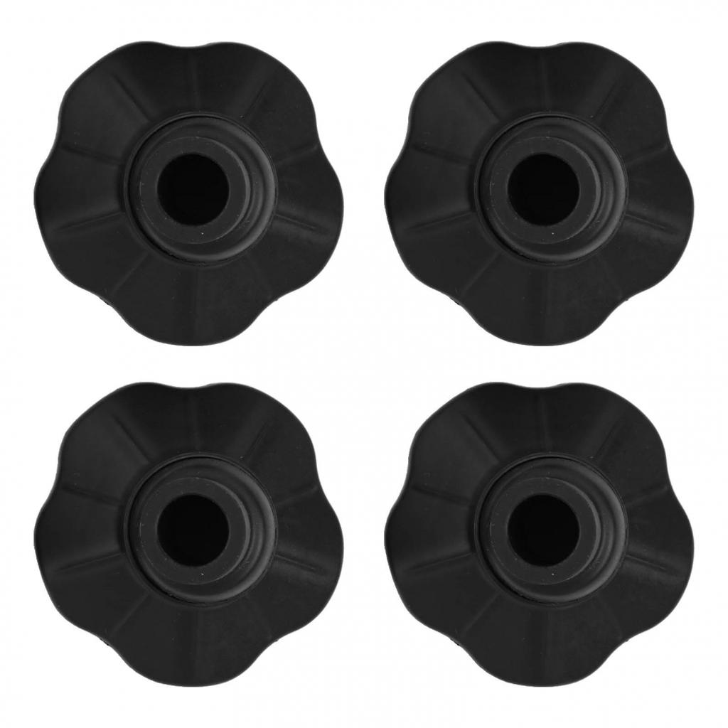 Conjunto de 4 Protetores de Pé de Cadeira Antiderrapantes e Resistentes ao Desgaste para Acampamento ao Ar Livre