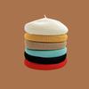 Wzcx  New Korean Version Hollow Solid Color Breathable Beret Casual Tide Summer Adjustable Women'S Hat Adult Cap