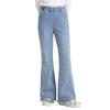 Deesha Girls' Heart Frayed Hem Flared Jeans