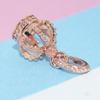 New Copper Rose Gold Apple Pumpkin Cart Pendant Trinket Bead Fit Original Charms Bracelet Jewerly Accessories Gift